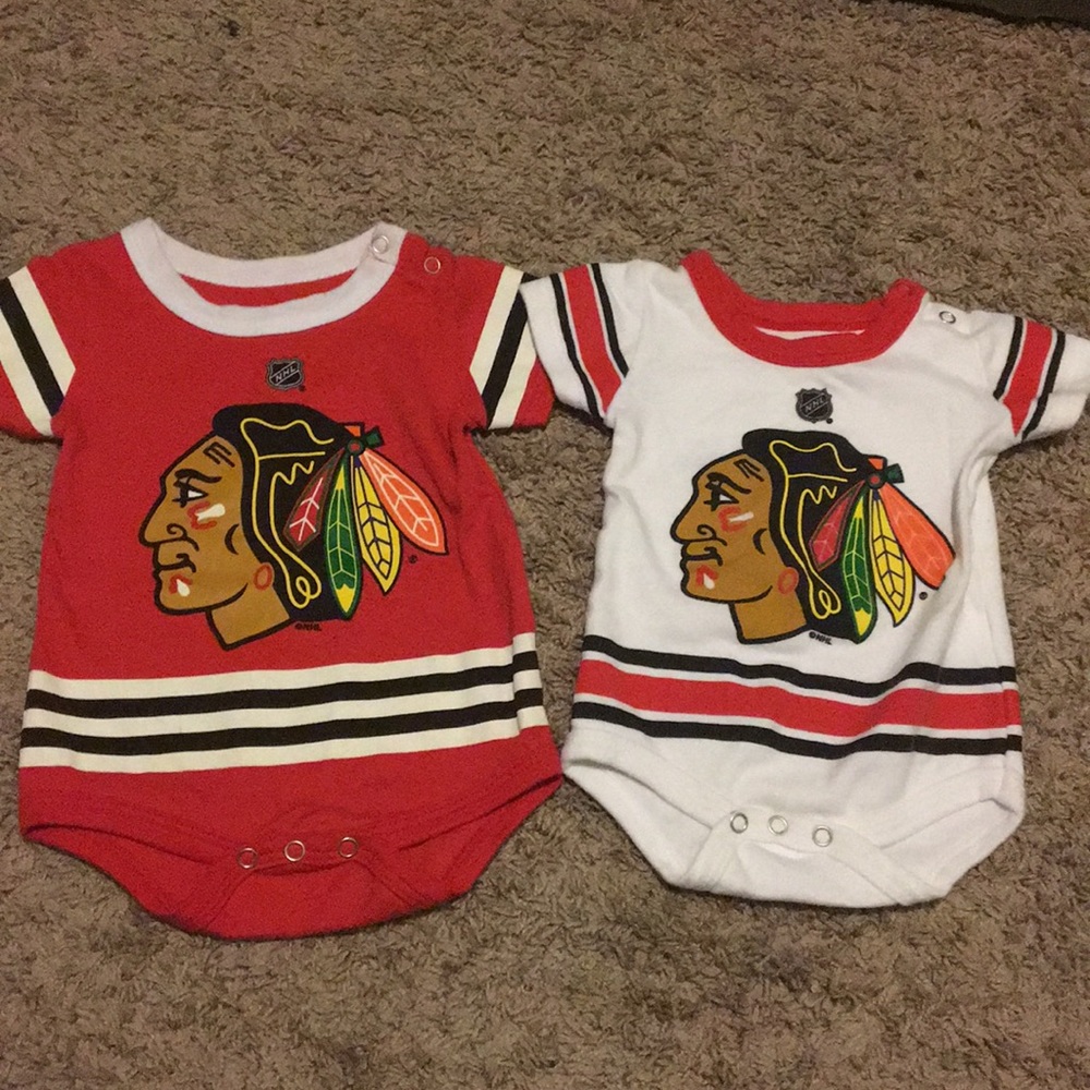 Reebok NHL two pair set onesies
